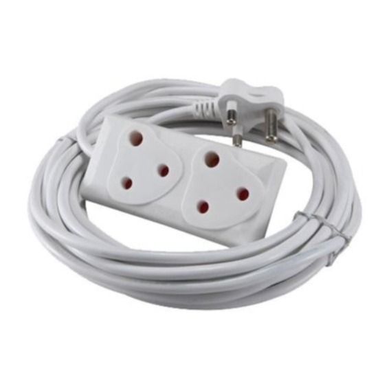 Ellies Heavy Duty Extension Cord White 1.5mmx5m