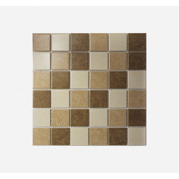 Mosaic Porcelain - Natural 2 - 48mm Square - 300x300 (per sheet)