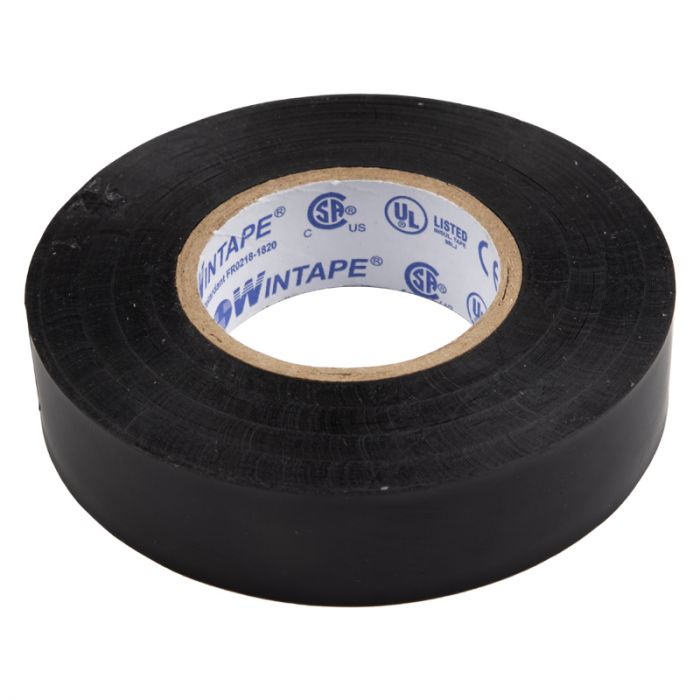 Bulk Pack 5 x Quality Insulation Tape - 20 Meter - Black