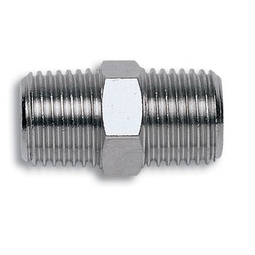 GAV - Taper Nipple 1/4 x 1/4 M/M Packaged - 8 Pack