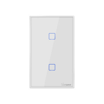 Sonoff Smart Light Switch White 2CH WiFi\RF433 T2US2C