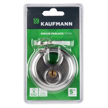 Kaufmann - Padlock Discus 70mm S/ Steel