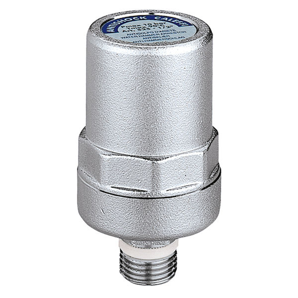 15mm Water hammer arrestor, chrome plated (3X Pack)