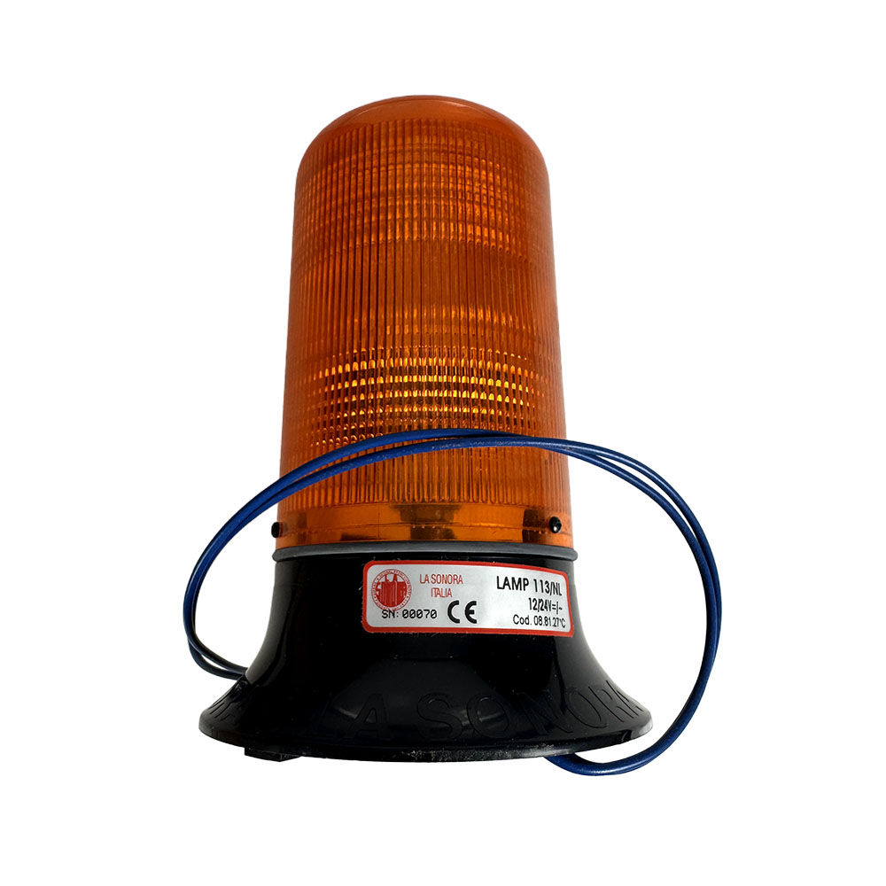 La Sonora - Amber Flashing Beacon Safety Warning Light (110 FPM)