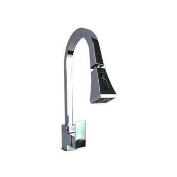 Devario Méline Kitchen Tap With Pull Out Top - Silver