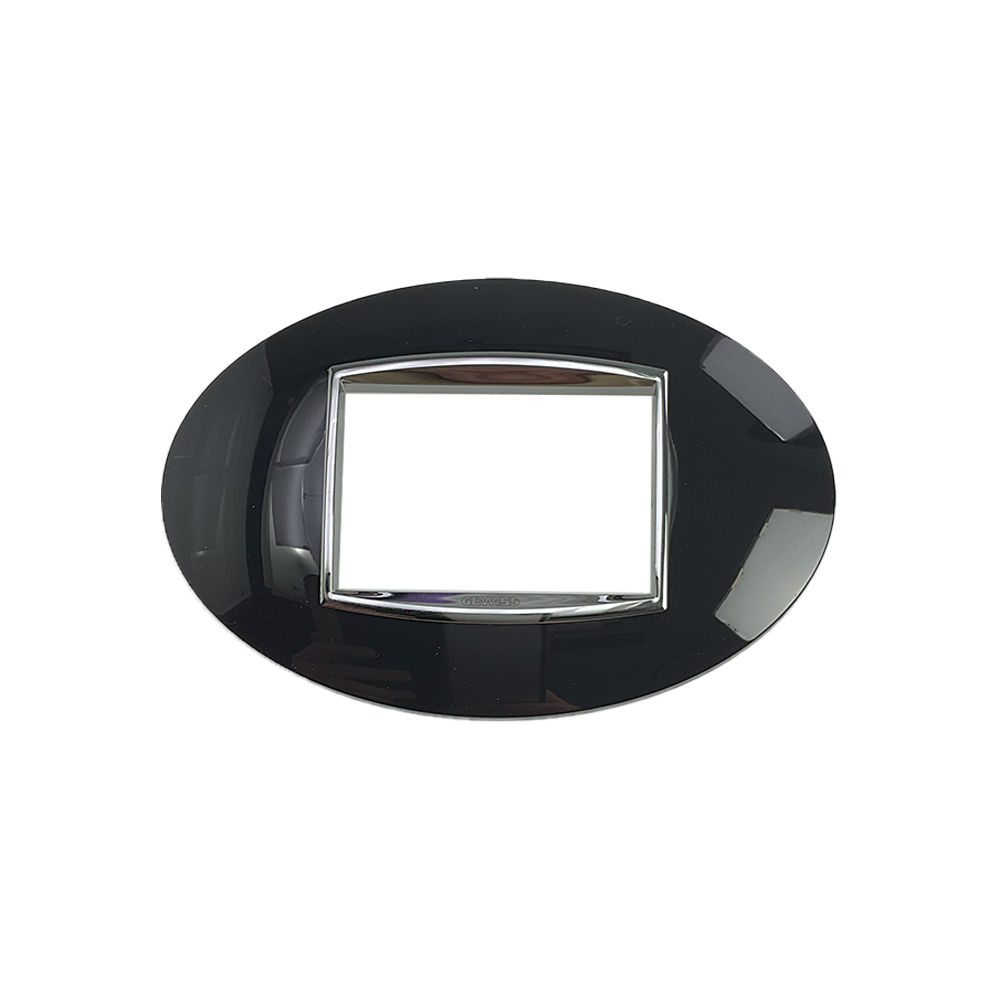 ACDC - Gewiss CHORUS ART 3-Gang Cover Plate (Toner Black)