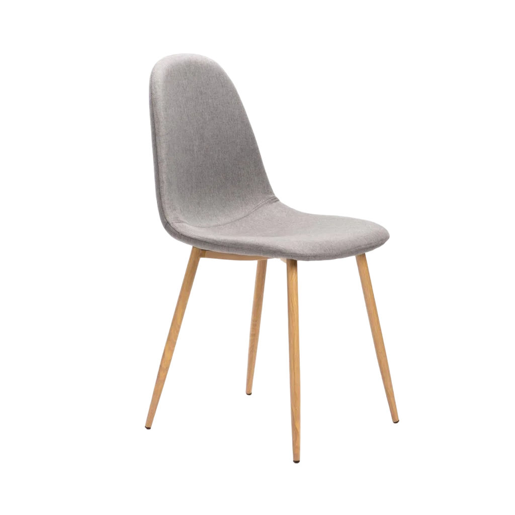 Vividitto - Allan Fabric Dining Chair - Grey