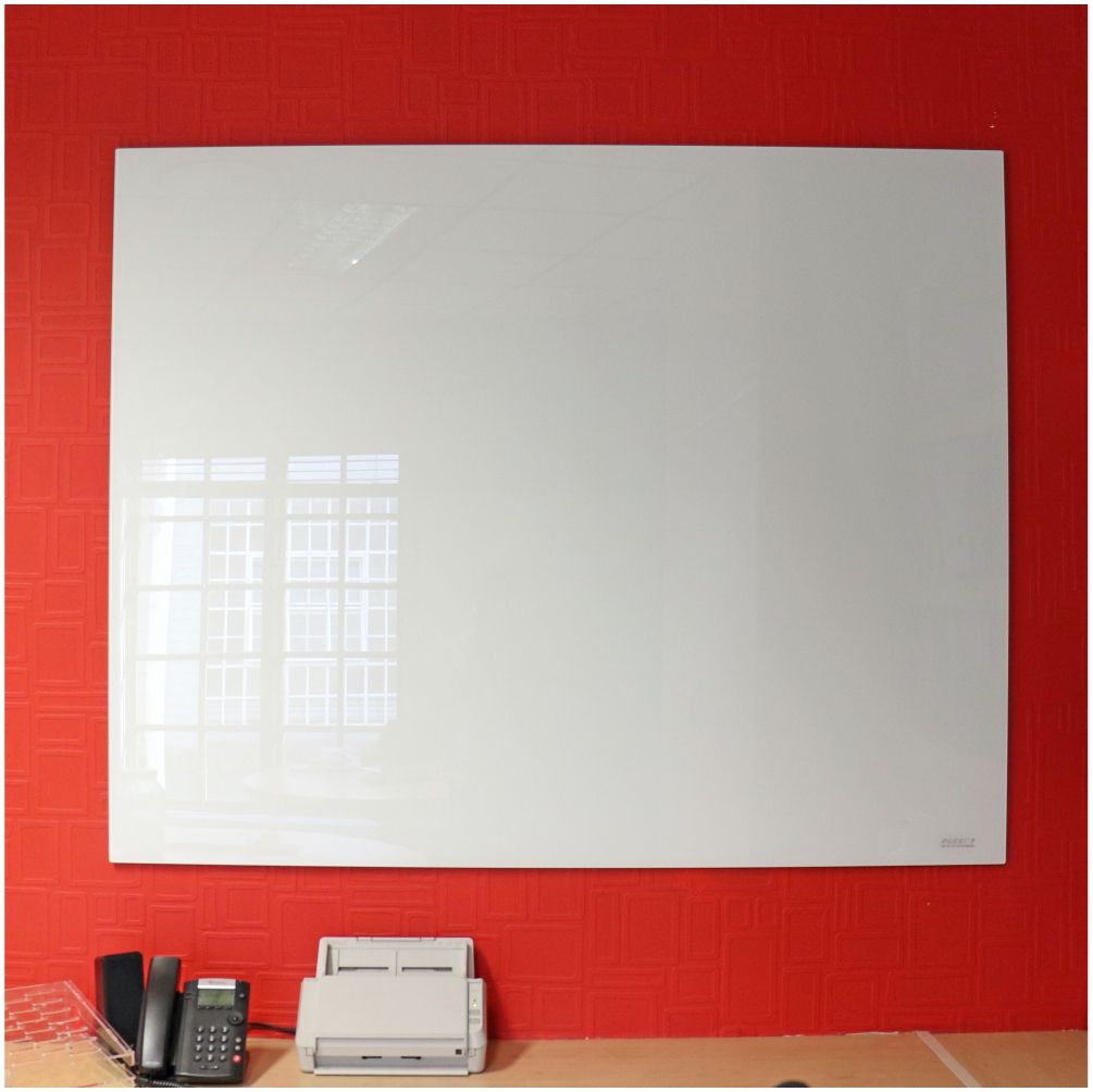 Floating Magnetic Glass Whiteboard (1200x900mm)