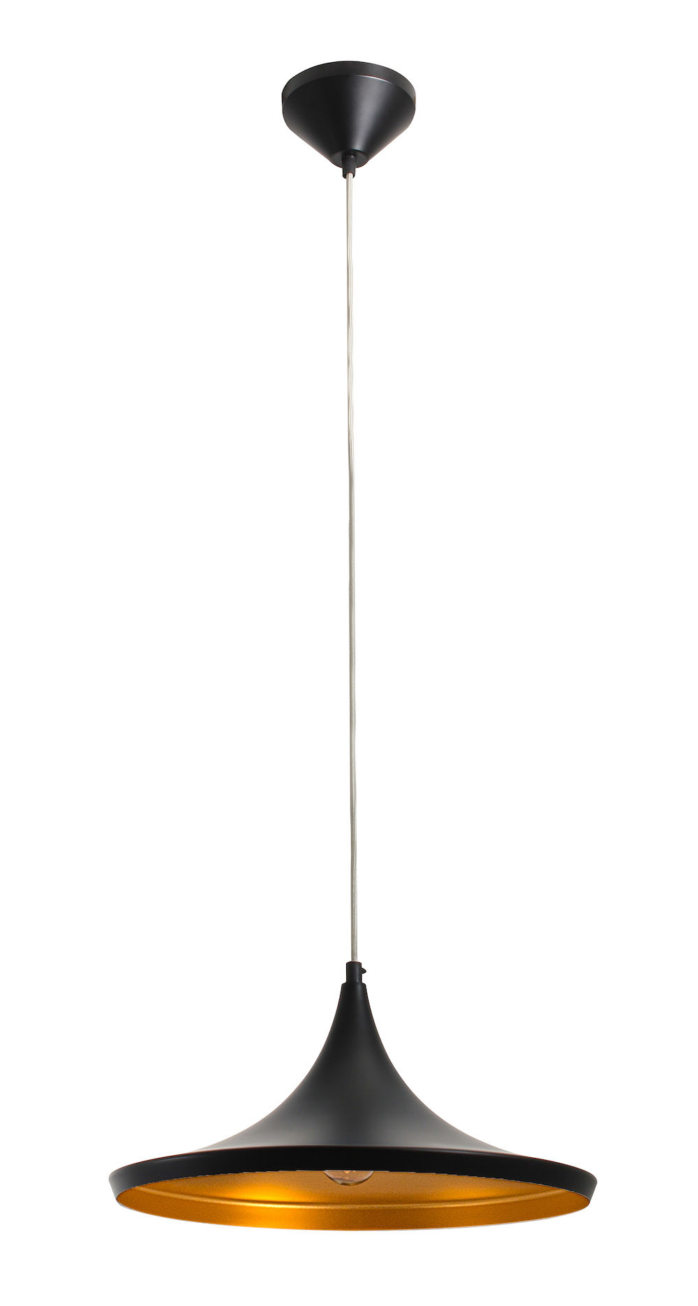 Eurolux Vortex Pendant 380mm Black/Gold