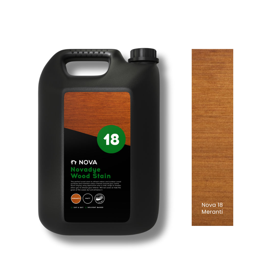 Nova 18 Novadye Woodstain - Meranti 5lt