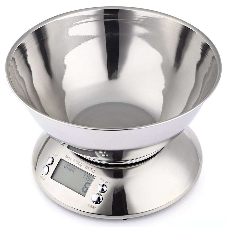 Digital Kitchen Scale Bowl with Timer