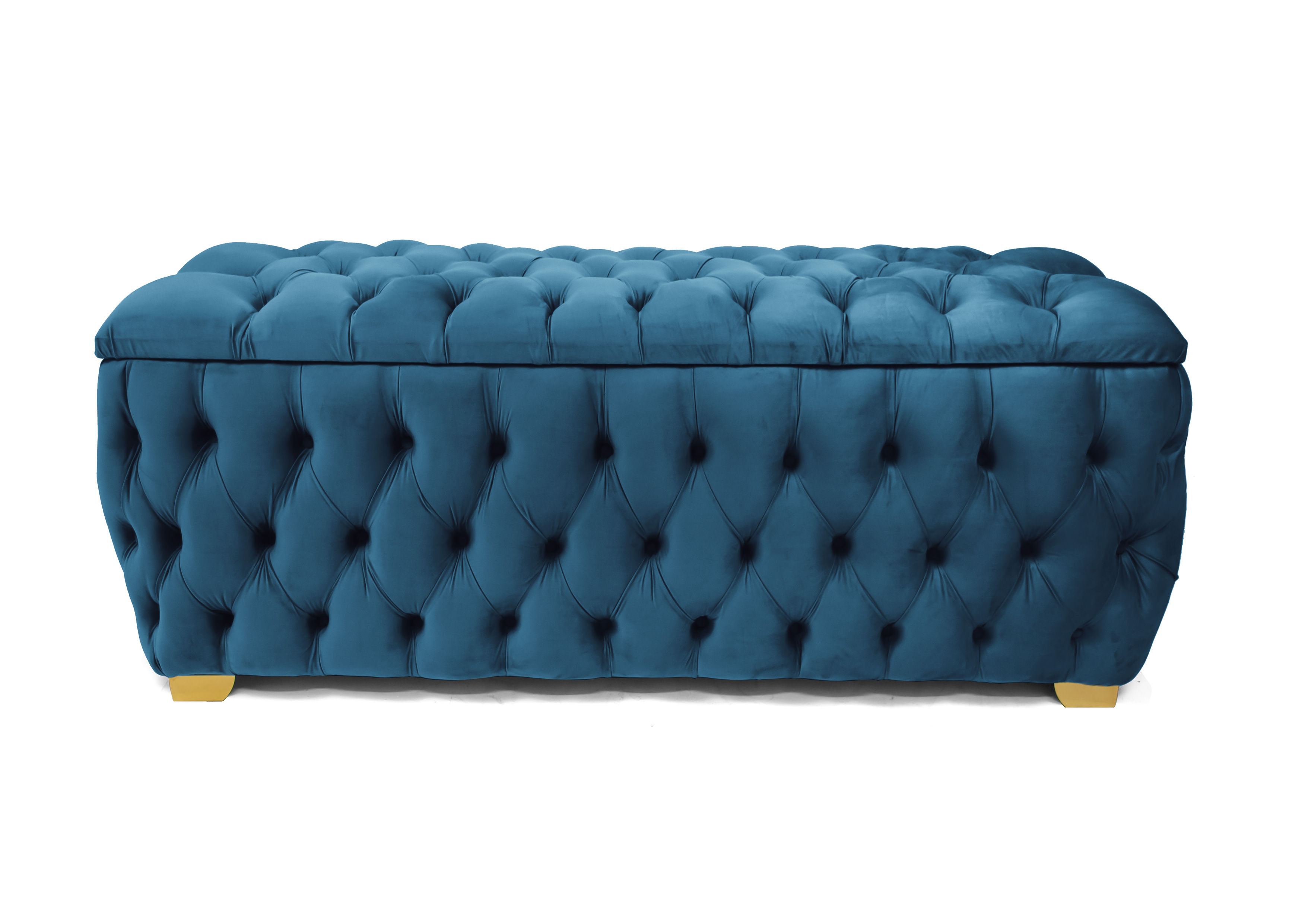 Ava Large Storage Box - Blue