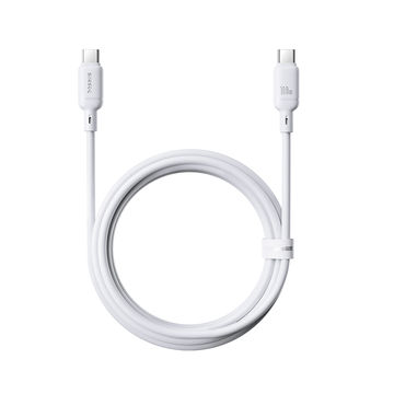 Baseus Silky Series Charging Cable Type C to Type C 100W 2m - Moon White