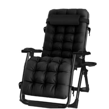 Folding Recliner Lounger Chair With Detachable Cushion