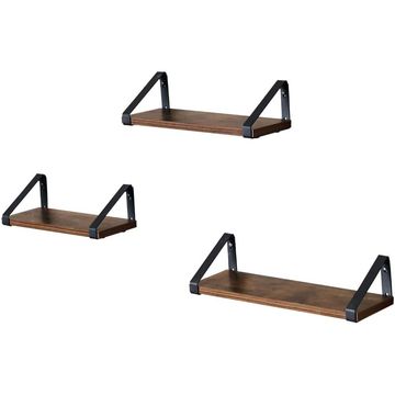 Bragg Dublin Floating Wall Shelves, Set of 3