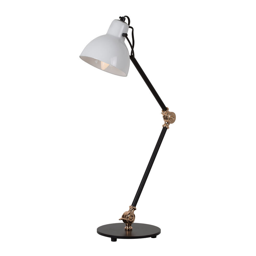 Siena - Adjustable - Table Lamp - 180mm - Black and Opal