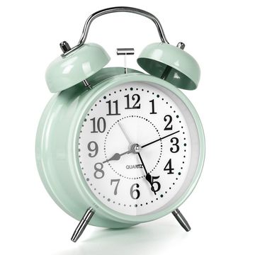 Muett Twin Bell Mint Alarm Clock