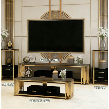 Amina Lux Tv stand with Side tables & Coffee Table