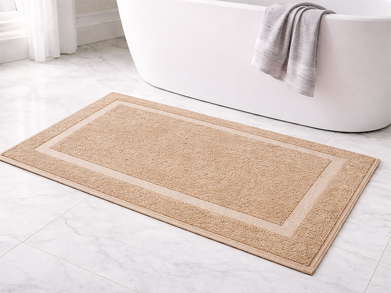Plush 750GSM - Bath Mat - 050x080cm - Pebble(1pc Pack)
