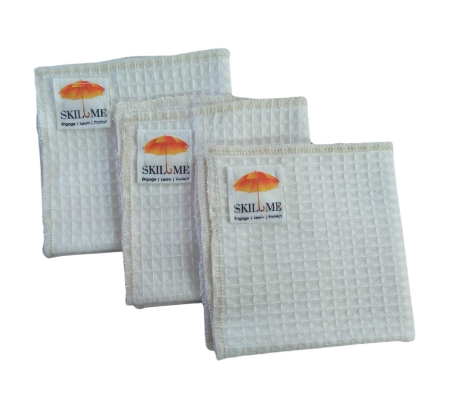 100% COTTON WAFFLE WEAVE CLOTHS