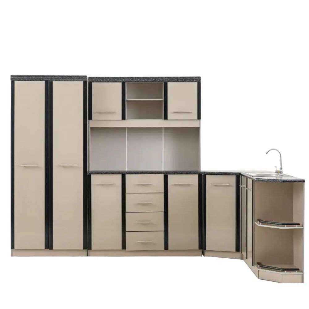 4-Piece Corner Kitchen Cabinet Set 4000 mm – Kitchen Cupboards, Drawers & Open Shelving