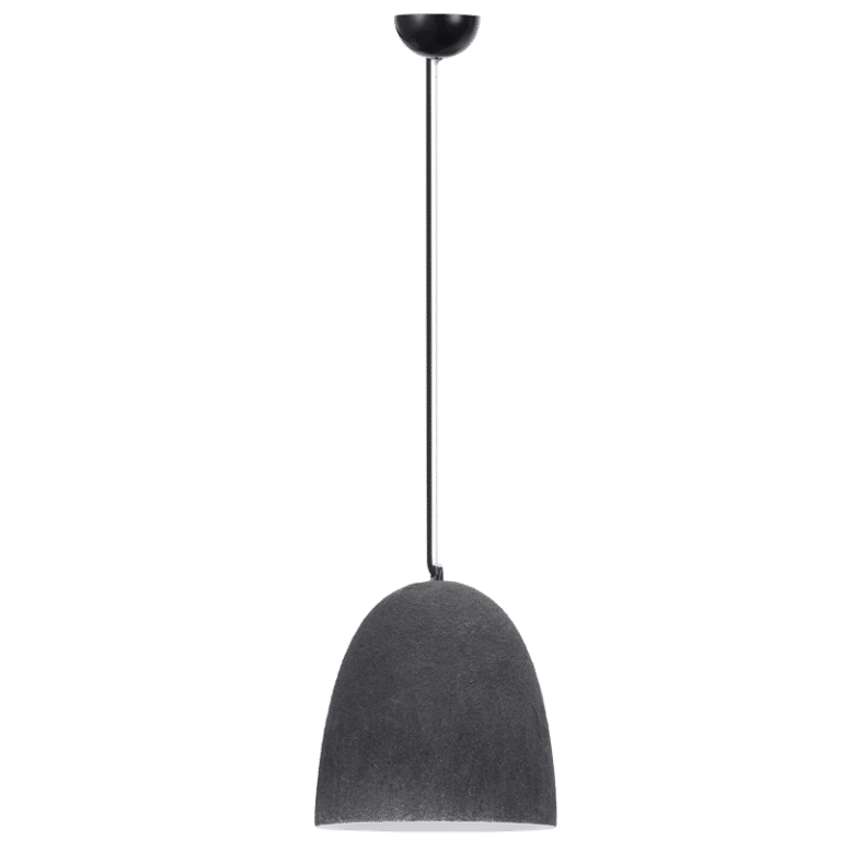 Metal Pendant with Ceramic Shade