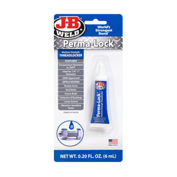 J-B Weld Perma-Lock Med Strength Blue Threadlocker