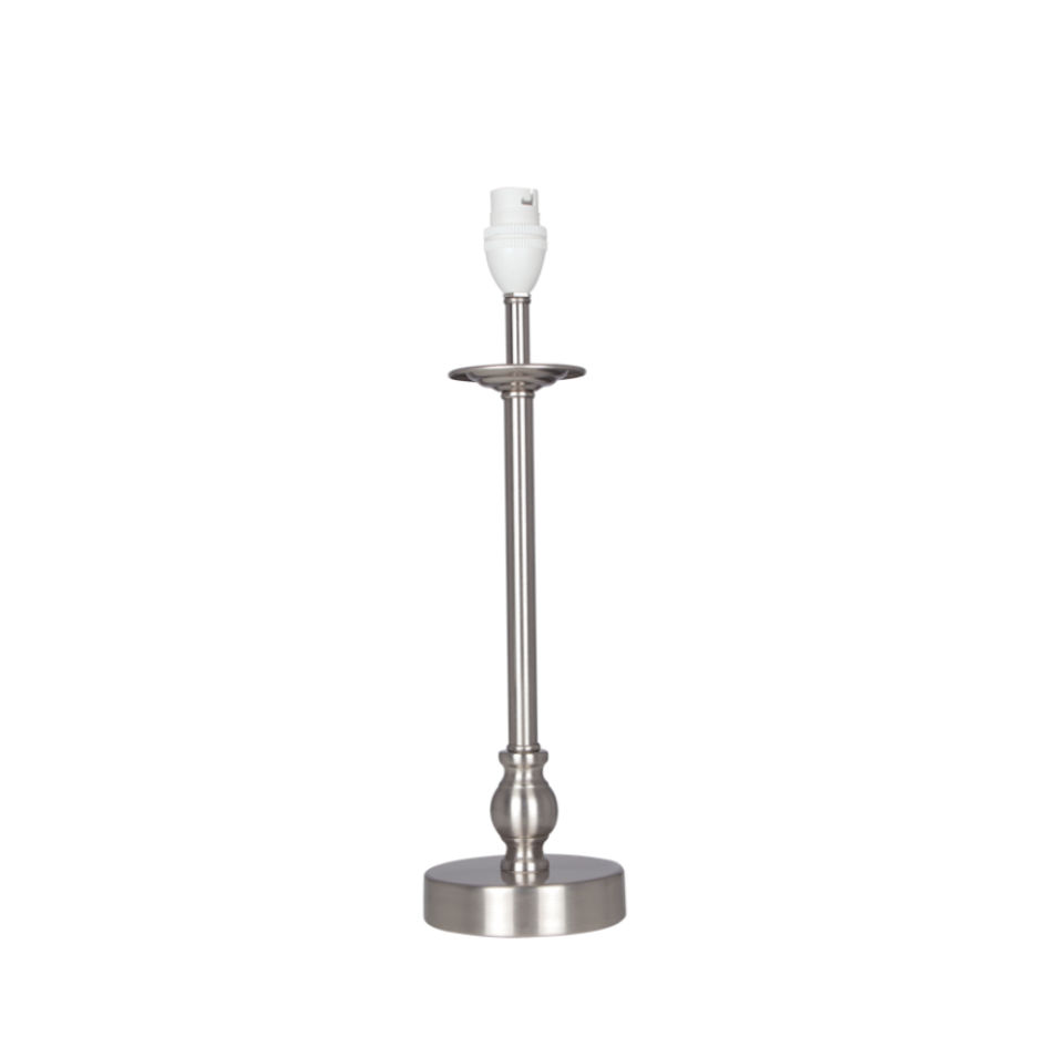 Satin Chrome Table Lamp