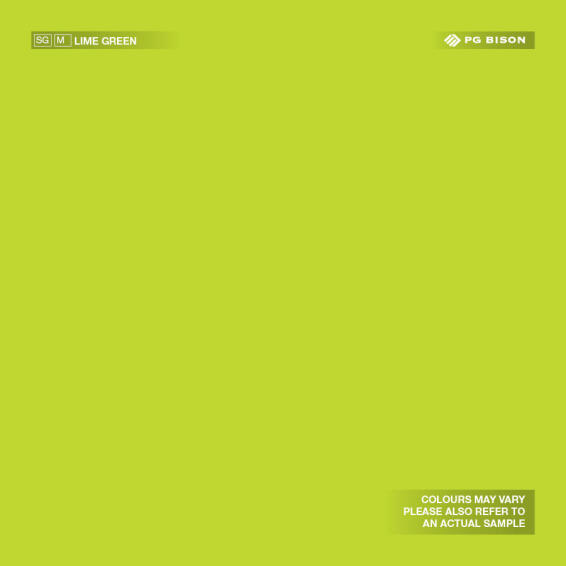 Lime Green Gloss Melamine MDF Board T16mm x W1830mm x L2750mm