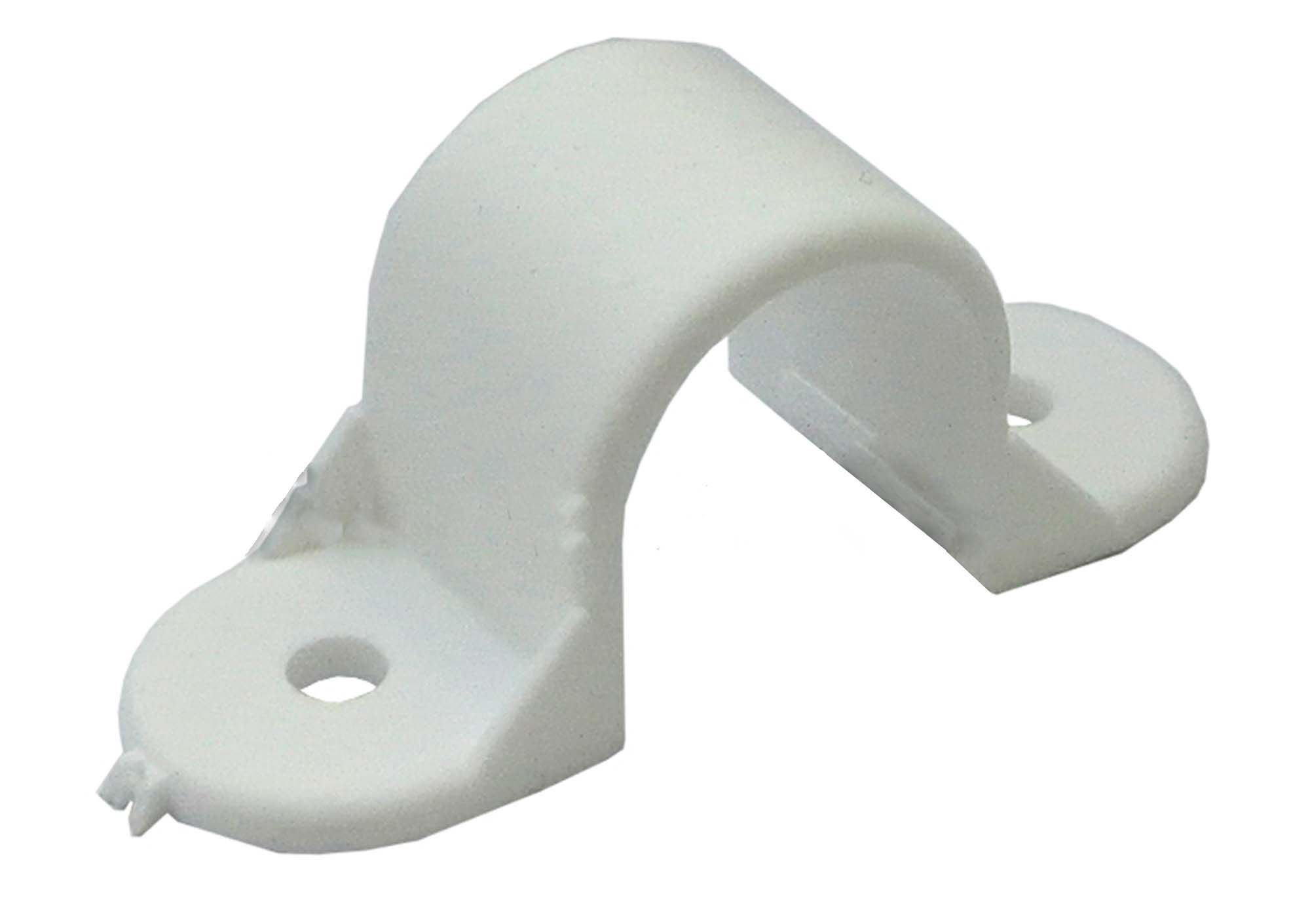 PVC saddles 20mm - 10 pack