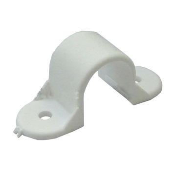 PVC saddles 20mm - 10 pack