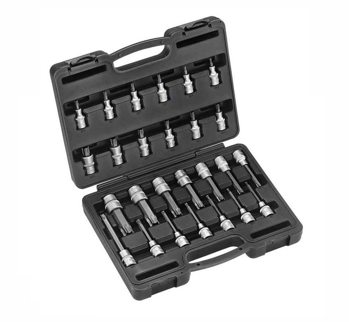Force - 1/2" Dr 26 Piece Star Socket Bit Set