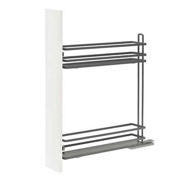 ROCO Pull Out Base Larder 300mm Width Cupboard-Orion Grey Flat Wire