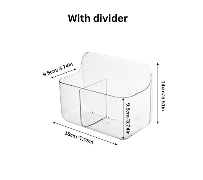 Bathroom caddy organiser - with divider