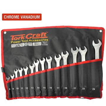 14Pcs Deep Offset Combination Spanner Set 8-24Mm