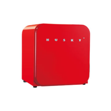 HUSKY - 46L COUNTERTOP RETRO FRIDGE - RED