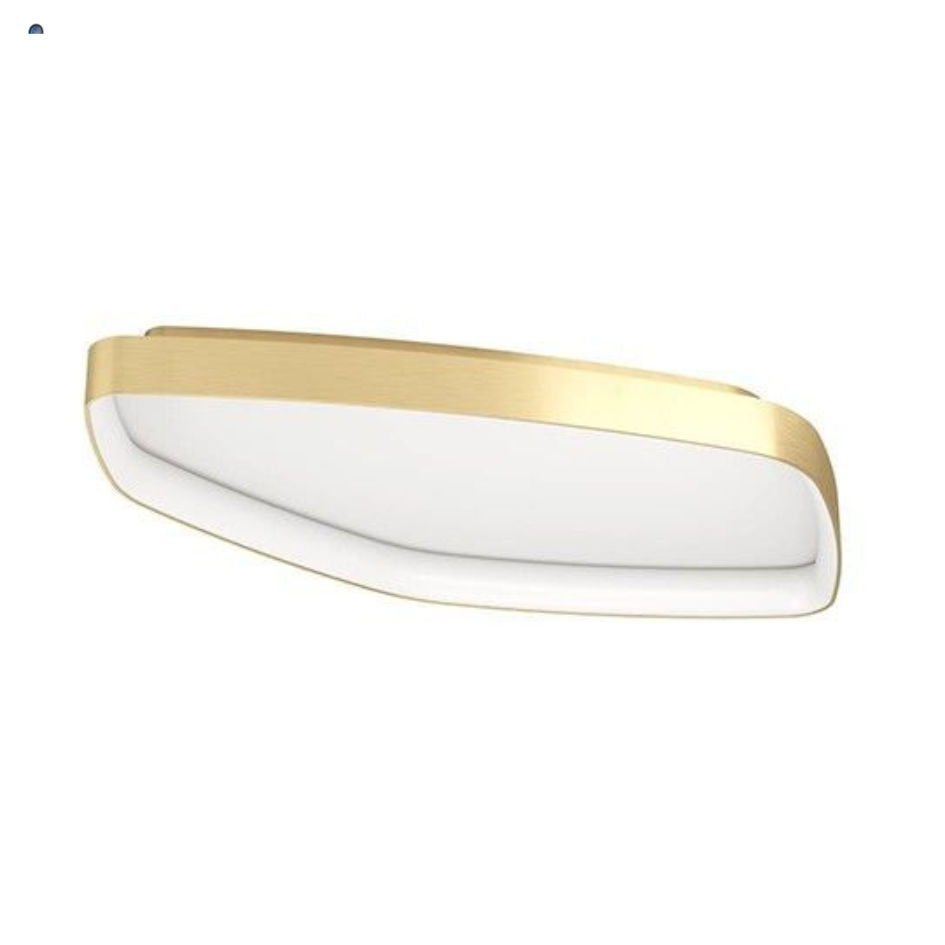 Vallerosa Ceiling Light Brushed Brass LED 25.2w 3000K