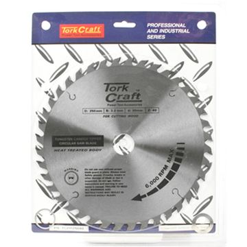 Blade Tct 250 X 40T 30/1/20 Atb Positive Profesional Industrial