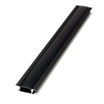 BLACK SERIES RECCESSED LED PROFILE 24.7 X 7MM