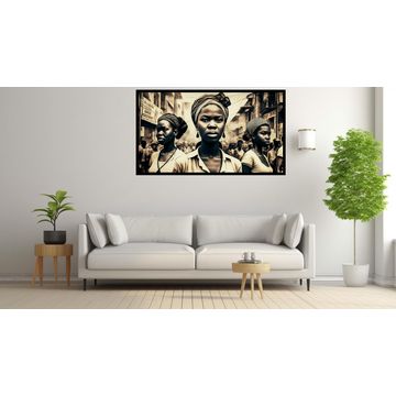 Canvas Wall Art - Women Power Rights - B1622 [120 x 80 cm]