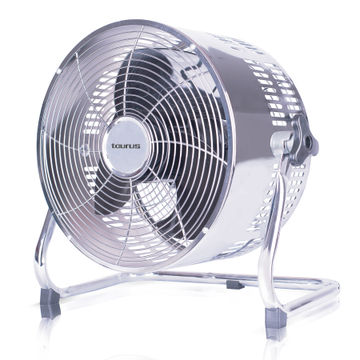 Taurus Fan 3 Speed Floor Fan Steel Silver 25cm 80W "Ventilador Rafaga"