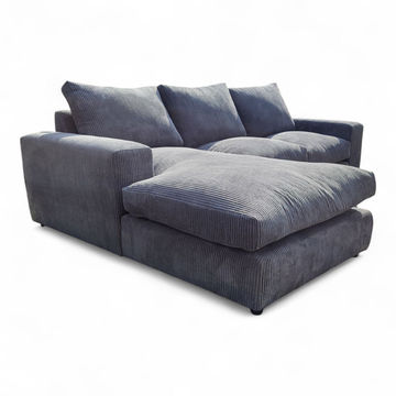 Ever Corner Coach - Corduroy - Grey -Right Sided