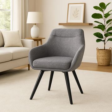 IG Furn - Isla Swivel Dining Chair (Dark Grey)