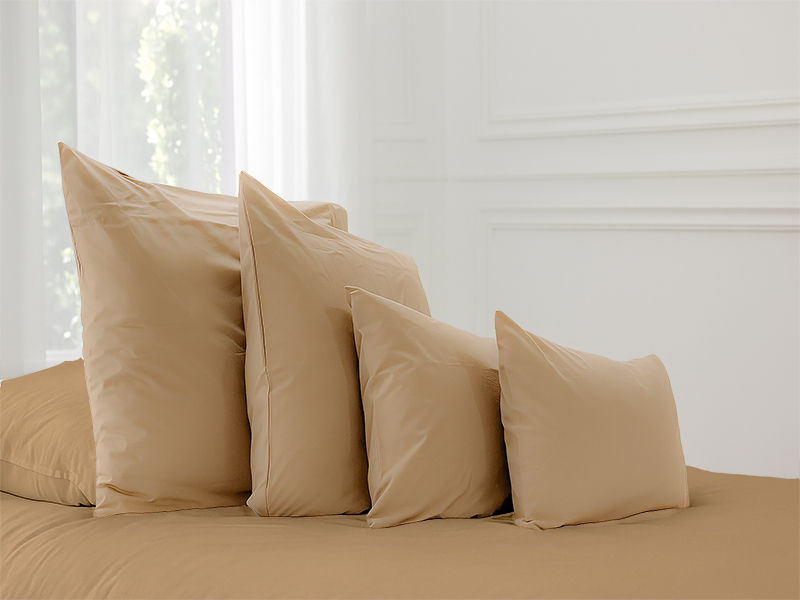 Everyday Collection Pillow Cover Set - 90GSM - Hazelnut - King - (6Set)