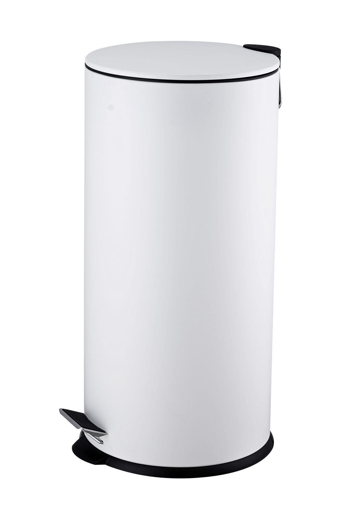 First Dutch Brands 27 Litre soft-close pedal bin Matt White