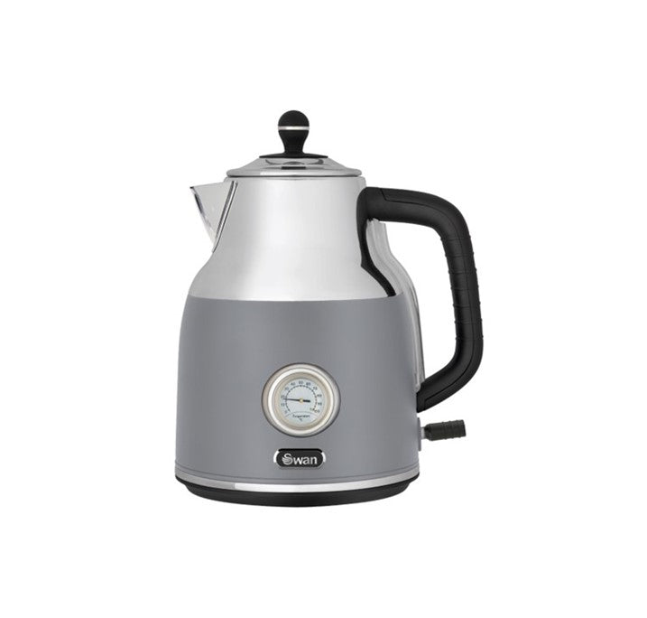 Swan 1 7 Litre Grey Cordless Kettle with Temperature Guag SRK42G LEROY MERLIN South Africa