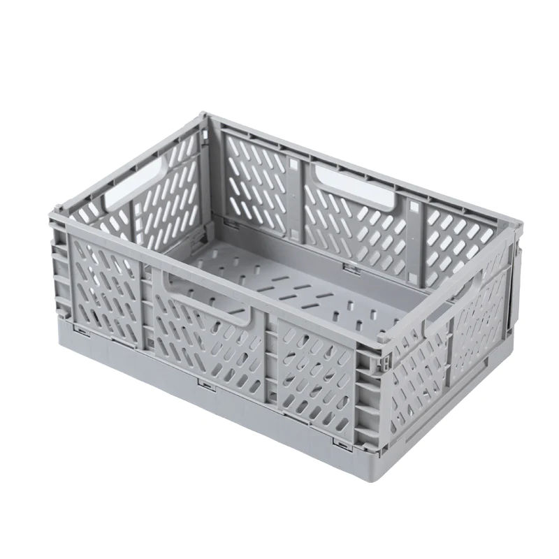 Fine Living Folding Crate - Large - Grey