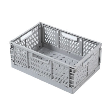 Fine Living Folding Crate - Large - Grey