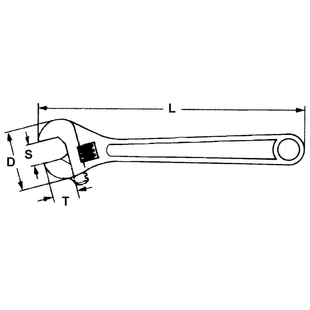 Adjustable Wrench 10inch (Shifting Spanner)