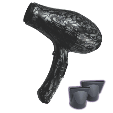 Heat Turbo 3900 Black Edition Super Compact Hair Dryer - 2100W